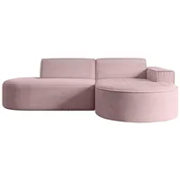 altdecor Ecksofa Rosa, Textil, 3-Sitzer, L-Form Corner Sofa Bett Eckcouch Couch Wohnlandschaft Cauchsofa MARI-L1 - Couches, Wohnlandschaften, Ecksofas