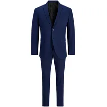 JACK & JONES Franco Anzug Medieval Blue / Super Slim Fit 52