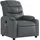vidaXL Massagesessel Ilar Kunstleder 147 x 80,5 x 0 cm Grau mit Fernbedienung