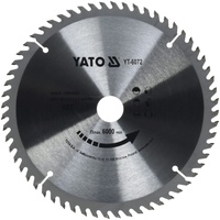 Yato professionelles TCT Kreissägeblatt 250 mm, 60 Zähne 30 Bohrung (YT-6072)