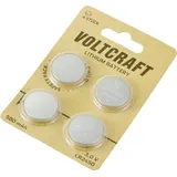 VOLTCRAFT CR 2450 Knopfzelle 580 mAh 4 St.