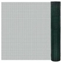 vidaXL Drahtzaun für Hühner 25 x 1 m Grün