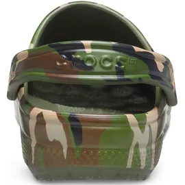 Crocs Classic Printed Camo Clog army green/multi 39-40