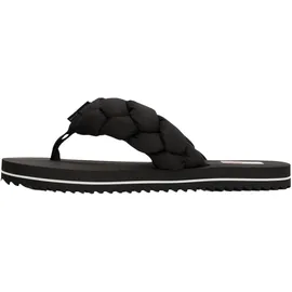 Tommy Hilfiger Braided Thong Beach Sandal Schwarz 39