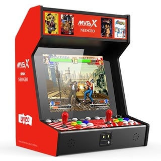 SNK Neo Geo MVSX Home Arcade, Vorinstalliert 50 Offiziell Lizenzierte Retro-Spiele von SNK Neo Geo, Darunter The King of Fighters/Metal Slug und mehr