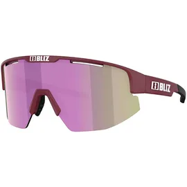 Bliz Matrix Small 70070430 Matt Burgundy/Brown w Rose Multi