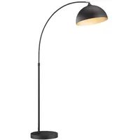 Fischer Leuchten Bogenleuchte Stehlampe Leuchte schwarz gold Wohnzimmerlampe beweglich