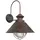 faro BARCELONA Außenwandleuchte Glas Metall 52,0 cm dimmbar E27 rostbraun