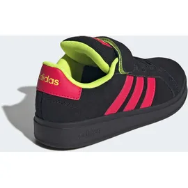 adidas Grand Court 00s Kinder Core Schwarz/Lucid Rot/Lucid Lemon 33