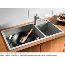 Blanco Metra 9 links felsgrau + Handbetätigung