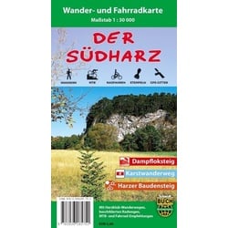 Südharz Wander- und Fahrradkarte