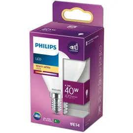 Philips LED-Lampe 00228318 4,3 W E14 warmweiß 2 St.