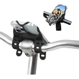 BONE Bike Tie 4 Pro Max,Universelle Dauerhaft Handyhalterung Fahrrad, Fahrradhalter für Lenker und Vorbau, Fahrräder mit Stoßdämpfung, Kompatibel mit Telefonen von 4,7” bis 7,2”- Schwarz