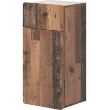 Vicco Midischrank Izan, Oldstyle, 36.6 x 76.6 cm mit Schublade und Tür