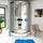 AcquaVapore Duschkabine Komplettdusche mit Schiebetür 90 x 90 cm weiß Sicherheitsglas D46-50M1
