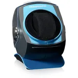DESIGNHÜTTE® Uhrenbeweger Space Schwarz/Blau für 1 Automatikuhr