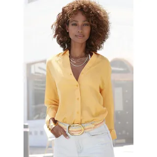 LASCANA Hemdbluse Damen mango peach Gr.34