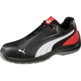 Puma Touring Black Low 643410200000044 ESD Sicherheitshalbschuh S3 Schuhgröße (EU): 44 Schwarz, Rot