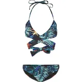 URBAN CLASSICS Draped Pattern Bikini Black M