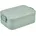 Midi Brotdose To Go Für 2 Sandwiches oder 4 Brotscheiben Meal Prep Box Essensbox mit Unterteilung Spülmaschinenfest 900 ml Nordic Sage