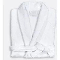 La Redoute Interieurs Bademantel Haxel Mit Schalkragen, Frottee 450 G/m2 Weiss