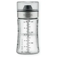 SILBERTHAL Dressingshaker Klein aus Glas mit Rezepten – 350