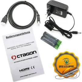 Octagon SF8008 V3 Supreme UHD 4K Combo-Receiver DVB-S2X & DVB-C/T2, E2, M.2, Dual-WiFi) 512 GB SSD