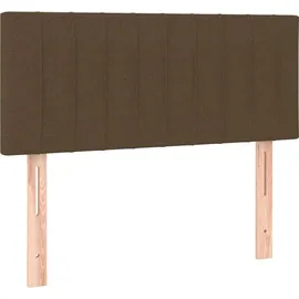 vidaXL Boxspringbett 100 x 200 cm Dunkelbraun