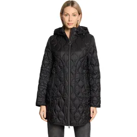 Betty Barclay Outdoorjacke BETTY BARCLAY "Damen mit abnehmbarer Kapuze", Damen, Gr. 36, schwarz, Obermaterial: 100% Polyamid; Futter: 100% Polyamid, tailliert, Jacken Outdoorjacke