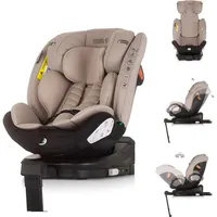 Chipolino Kindersitz Tourino i-Size (40-150cm) Isofix, höhenverstellbar, drehbar beige