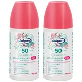 dulgon 2x LSF 50 Sonnencreme Roller für Kinder - Schutz vor UVA & UVB Strahlung - Wasserfest & 24h Feuchtigkeit - Sonnencreme Kinder parfümfrei, vegan & mikroplastikfrei