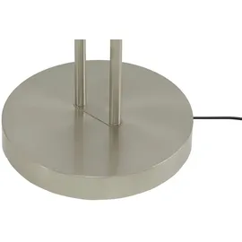 Fischer-Honsel LED-Stehleuchte 40074 160,0 cm Silber/Weiß