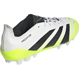 adidas Predator League 2G/3G AG Herren Cloud White/Core Black/Lucid Lemon 40 2/3
