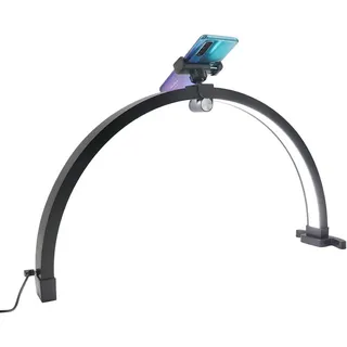 Lampe zum bemalen von Minis - Halbmond schwarz