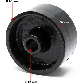 Wiltec Hebebühne Gummi/Metall schwarz