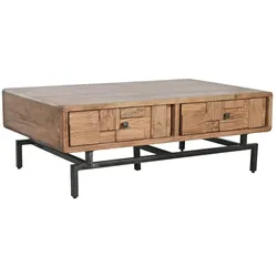 Tischdekoration Home ESPRIT natürlich Metall Akazienholz 115 x 70 x 40 cm
