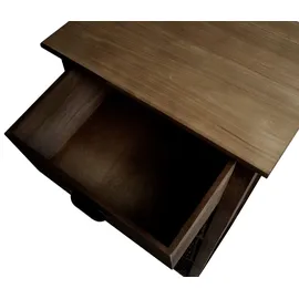 Mendler HWC-K84 Kommode 83x40x29cm dunkelbraun