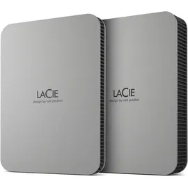 LaCie Mobile Drive Moon 1 TB USB 3.0 Silber STLP1000400