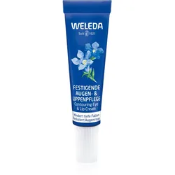 Weleda Blue Gentian & Edelweiss Liftingcrem für Augen - und Lippenkonturen 10 ml