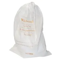 Hygostar Hygostar® Wäschebeutel Soft, Weiss-Gold Wäschesack, 50 Stück
