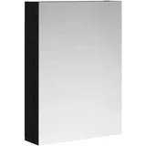 vidaXL Badezimmerschrank 50 cm schwarz