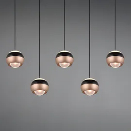 Trio Select LED-Pendelleuchte Orbit Alu, Eisen, Stahl & Metall Coffee