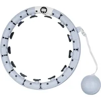 Diyarts Hula-Hoop-Reifen (Smart Fitnessring, einstellbarer Hulahoop), mit Massagenoppen 16 Segmente Abnehmbar für Anfänger blau