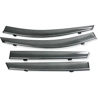 CJSjiasu Auto Autofenster Windabweiser für VW Golf Golf Sportsvan Mk7 2014-2019 Autofenster Regenschutz Regenabweise Integrierte Deflektoren Seitenscheiben vorn und hinten