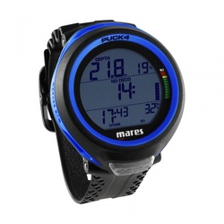 Mares Tauchcomputer Puck 4 - Farbe: Schwarz- BLUE