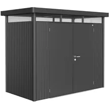 Biohort HighLine H1 2,75 x 1,55 m dunkelgrau-metallic Doppeltür