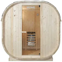 HOME DELUXE Outdoor Sauna CUBE L - Größe: L