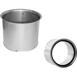 Bertrams Wandfutter doppelt -  150 - silber