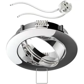 ledscom.de Deckeneinbaurahmen Circ 2 schwenkbar Aluminium