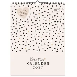 Häfft Bastelkalender A4+ 2027 Wandkalender